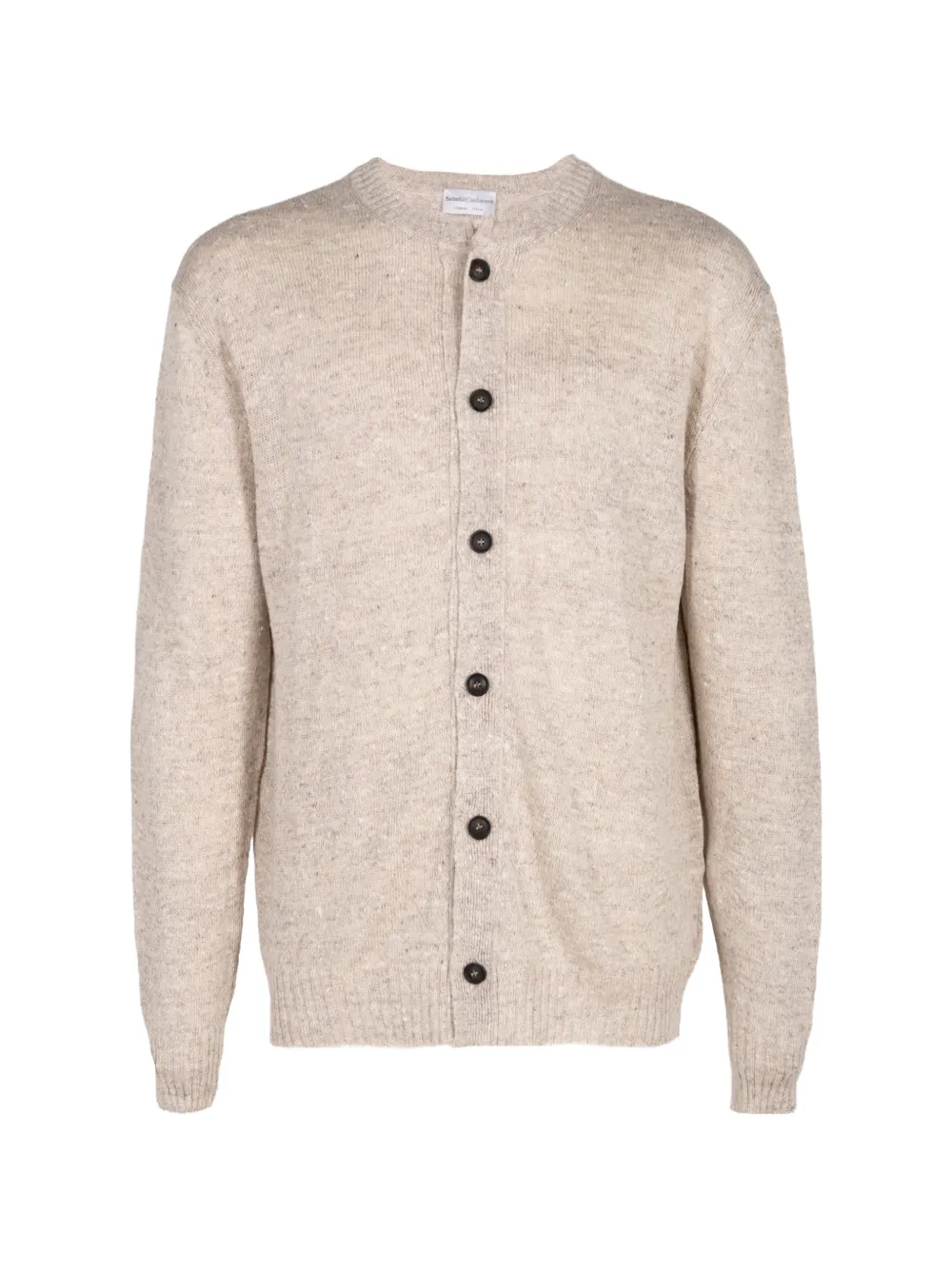 Settefili Cashmere Rafiacah cardigan - Toni neutri