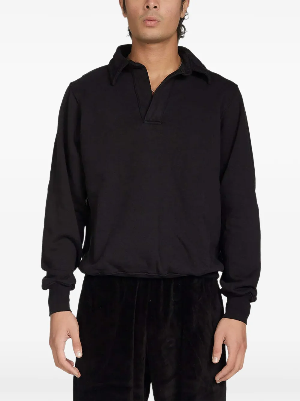 Les Tien heavyweight sweatshirt Zwart