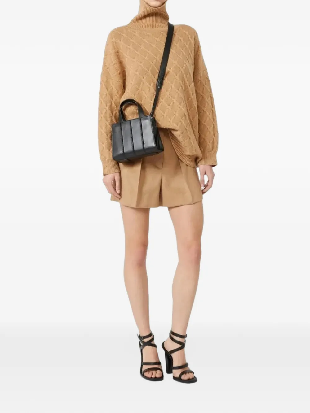 Max Mara diamond-pattern sweater Beige