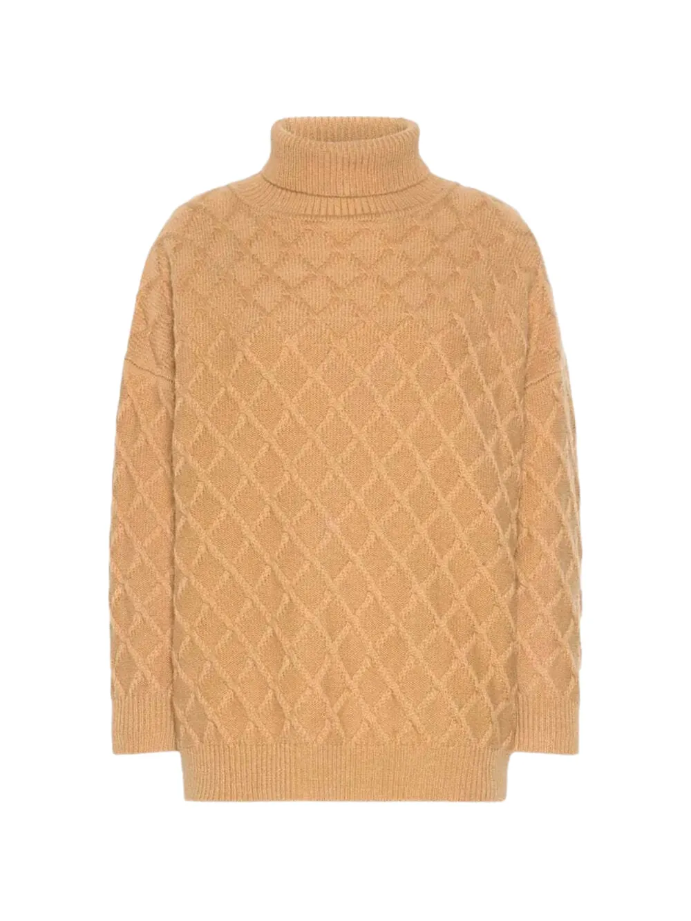 Max Mara diamond-pattern sweater - Nude