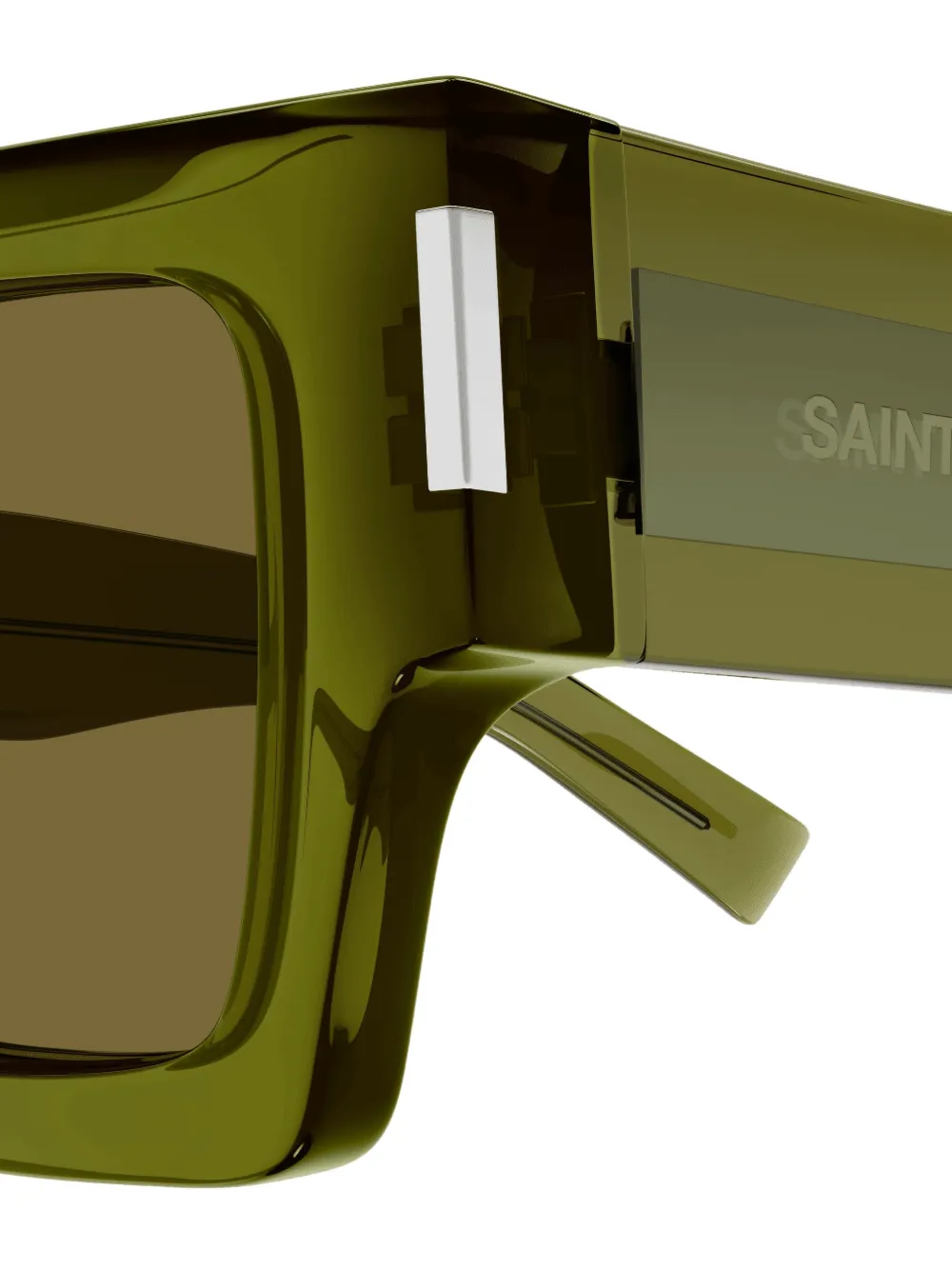 Saint Laurent Eyewear SL 572 square-frame sunglasses Groen