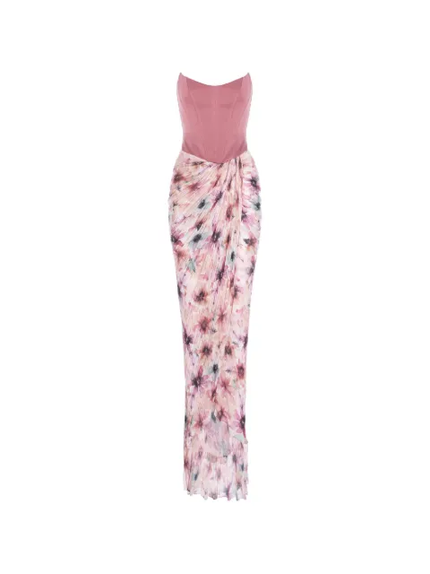 V:PM ATELIER Monica floral-print maxi dress
