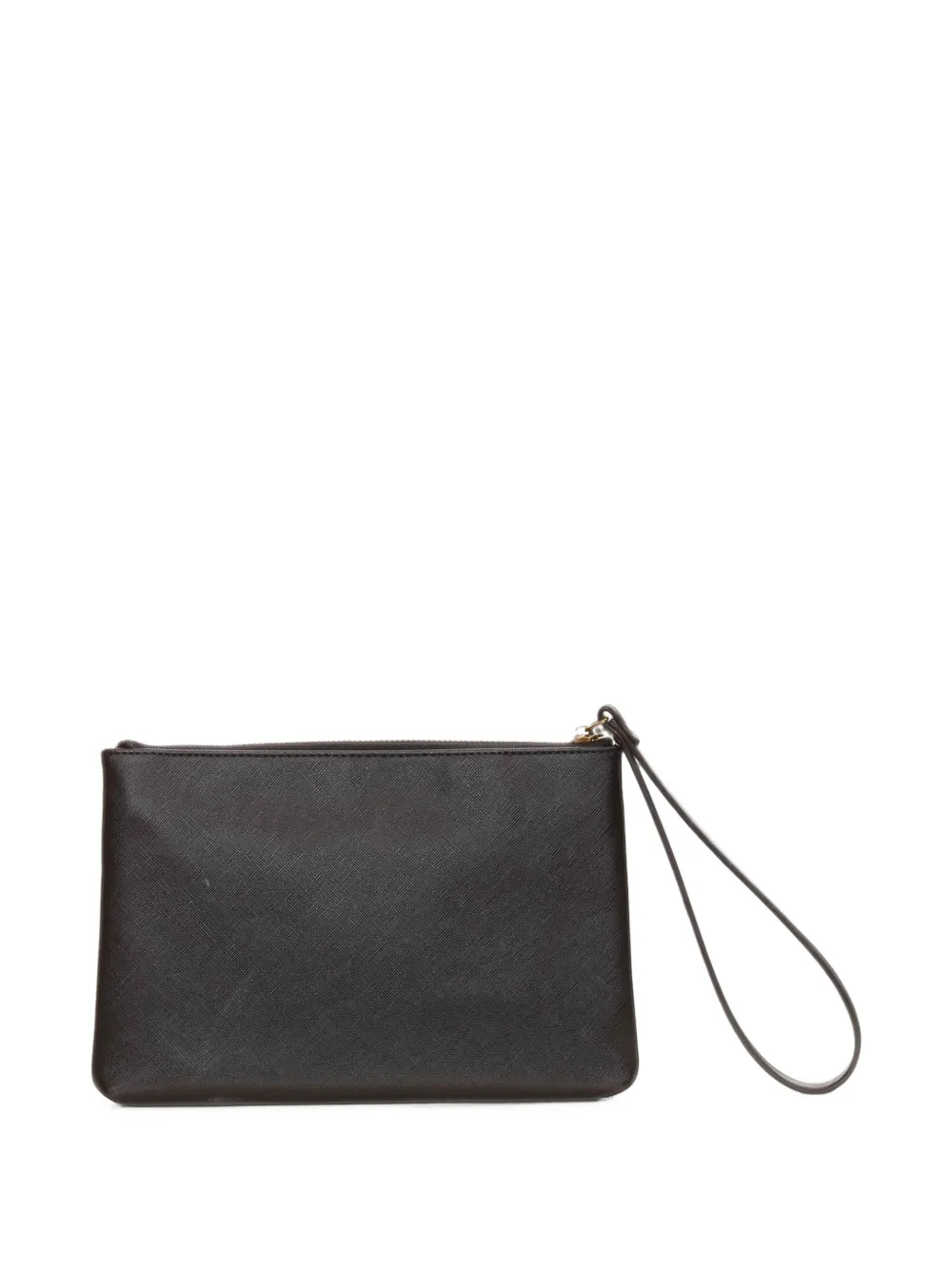 Just Cavalli logo-plaque wrist-strap pouch Zwart