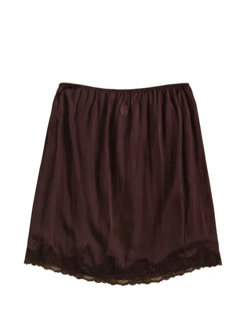 Ba&Sh Cesaria lace-trim mini skirt