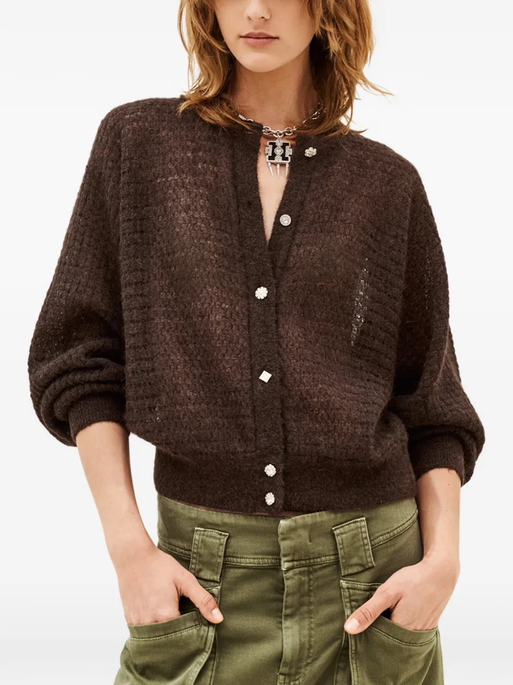 Ba&Sh Isolar cardigan Bruin