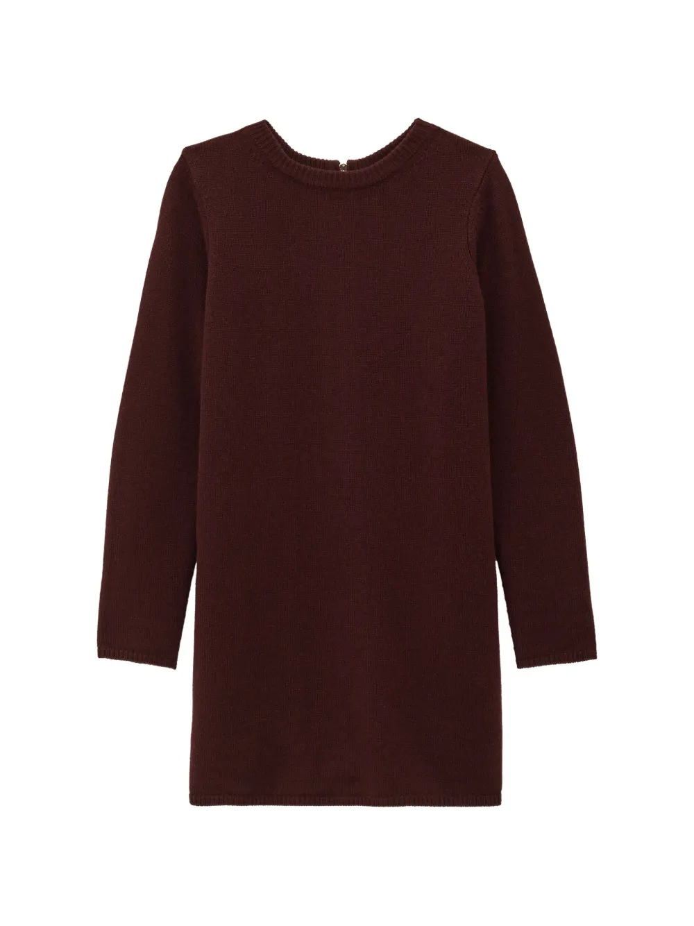Ba&sh Zip-back Knitted Mini Dress In Red