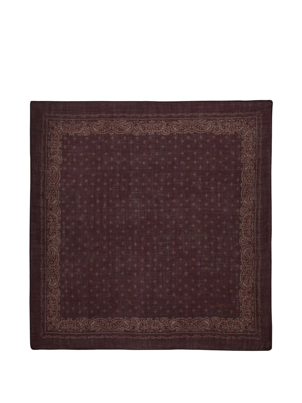 Ba&Sh Fary paisley-print scarf Rood