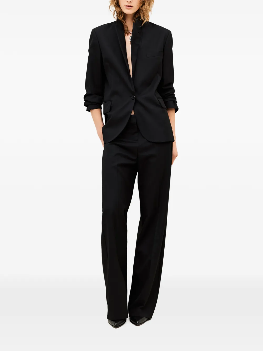 Ba&Sh Cayne single-breasted blazer Zwart