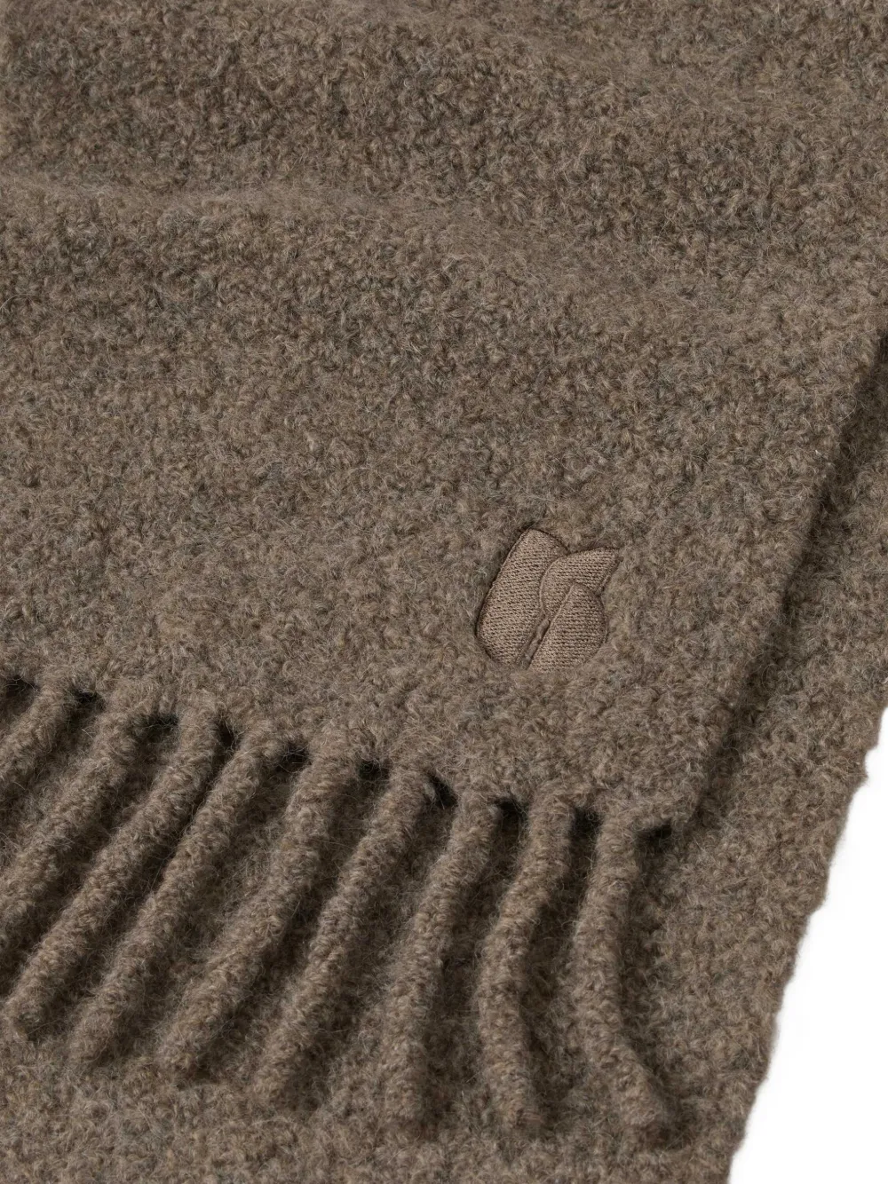 Ba&Sh Sasha fringed scarf Bruin