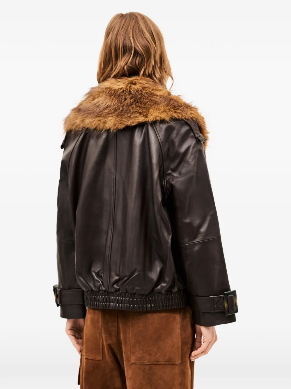 Ba&Sh Naho leather jacket Bruin