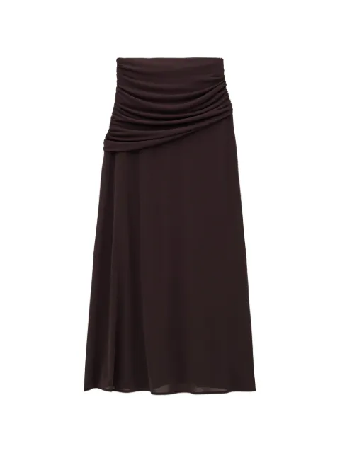 Ba&Sh Bailey ruched maxi skirt