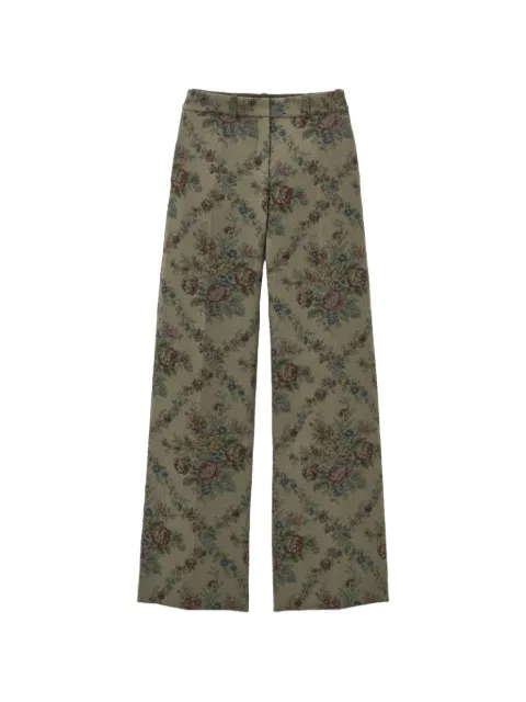 Ba&Sh Remea floral-print jacquard trousers