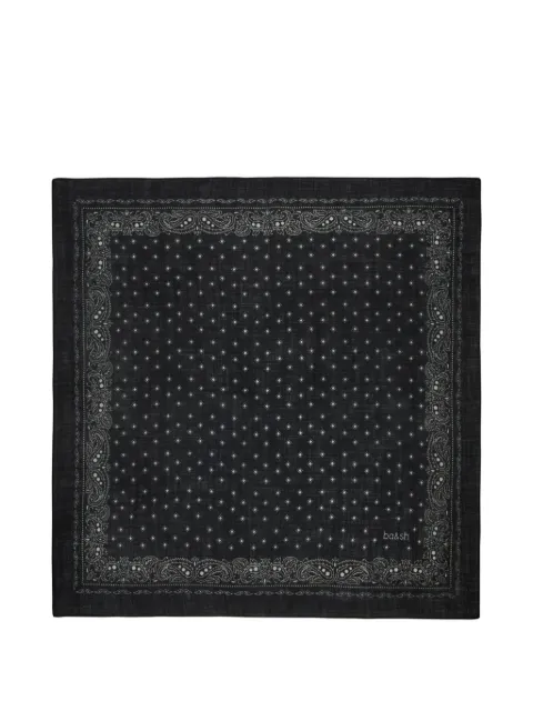 Ba&Sh Fary paisley-print diamond-pattern scarf