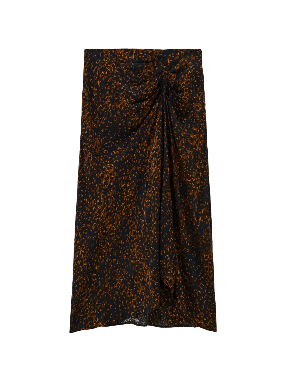 Ba&Sh Hoema leopard-print midi skirt - Blu