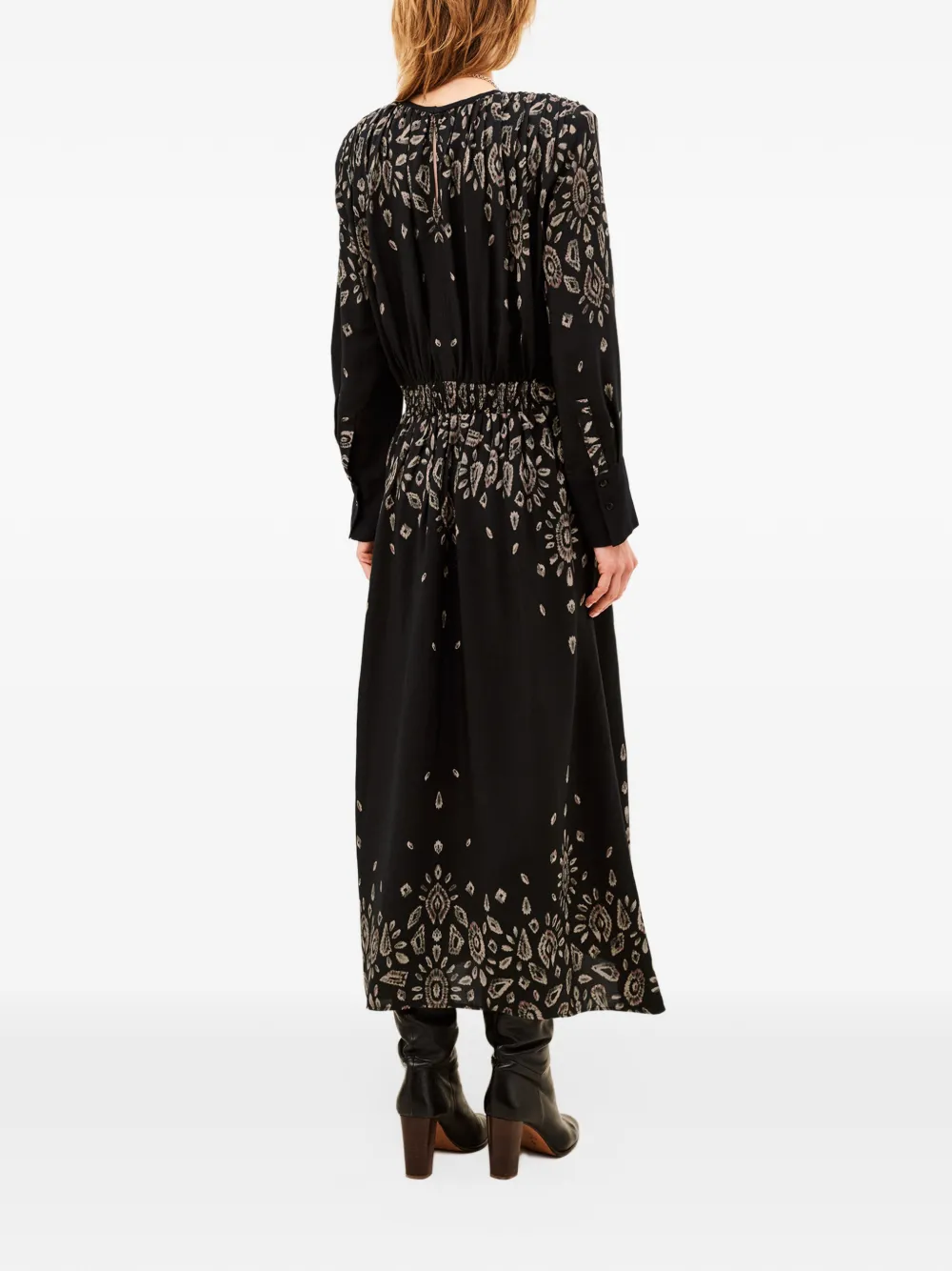Ba&Sh Belline midi dress Zwart