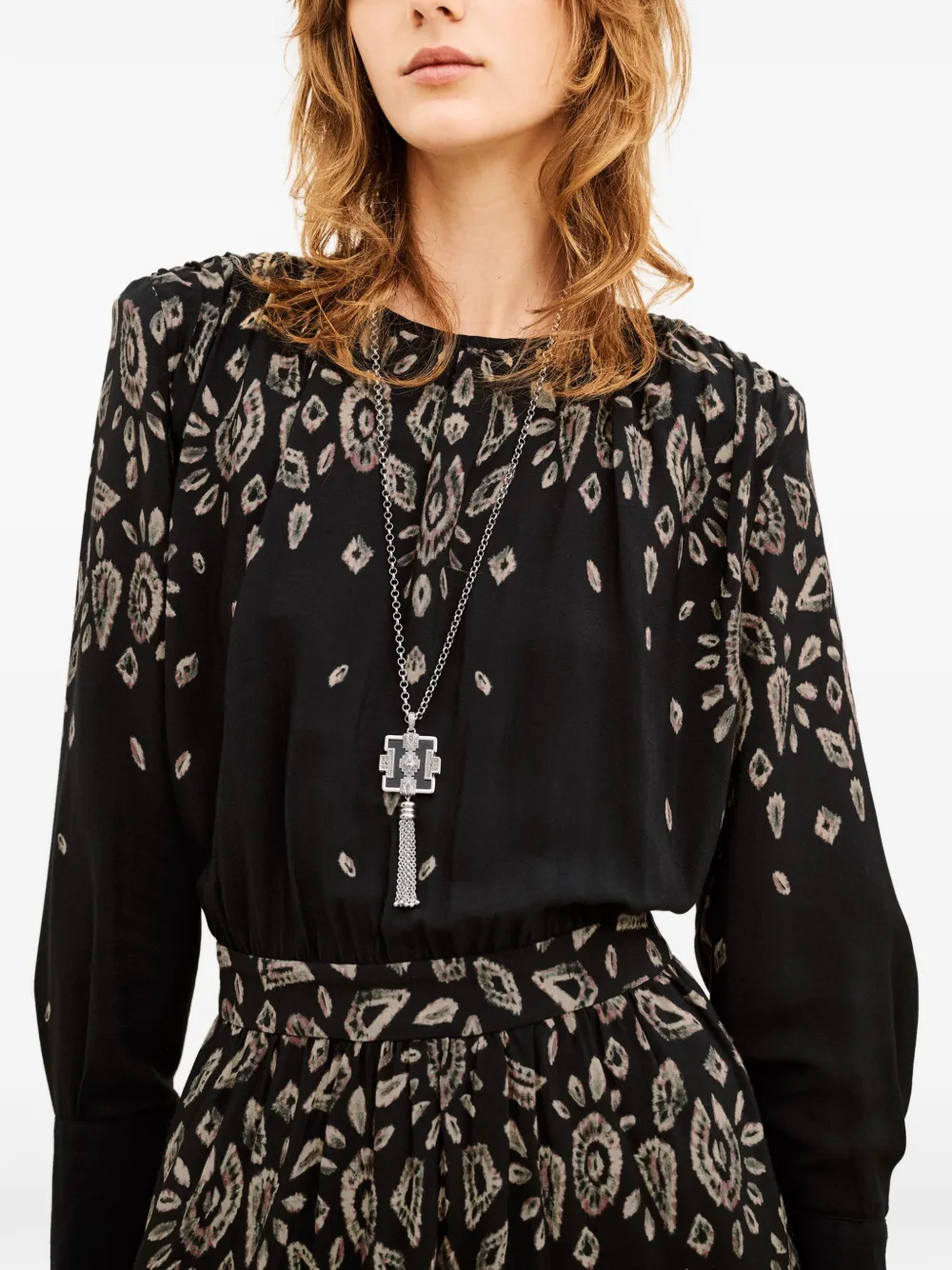 Ba&Sh Belline midi dress Zwart