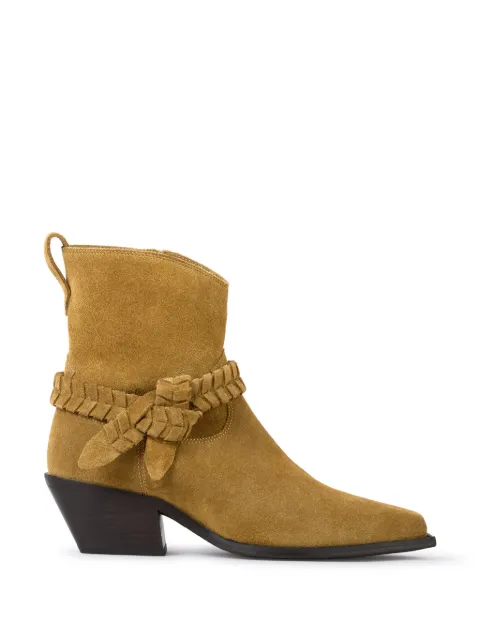 Ba&Sh Lowcowby suede cowboy boots