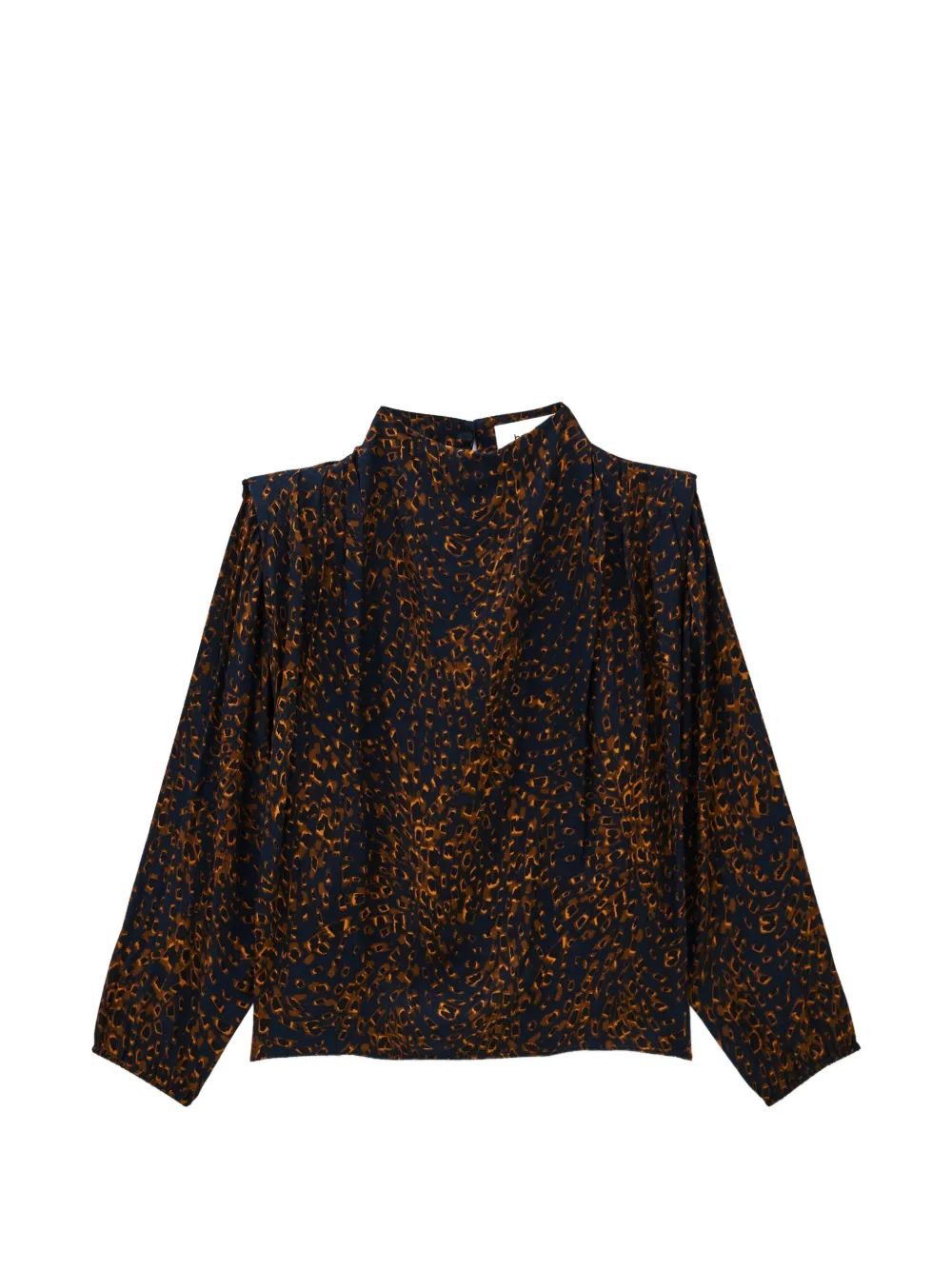 Ba&Sh Hope high-neck blouse Blauw