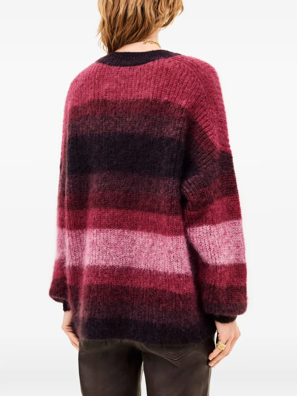 Ba&Sh Rivas striped sweater Rood