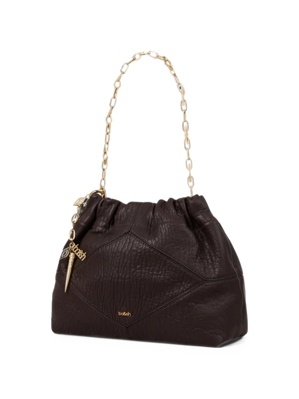 Ba&Sh June leather tote bag Bruin
