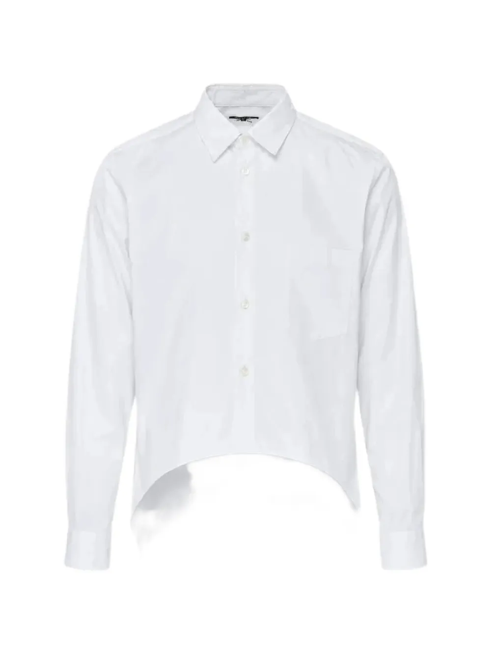 Comme des Garçons Homme Plus high-low hem shirt Wit