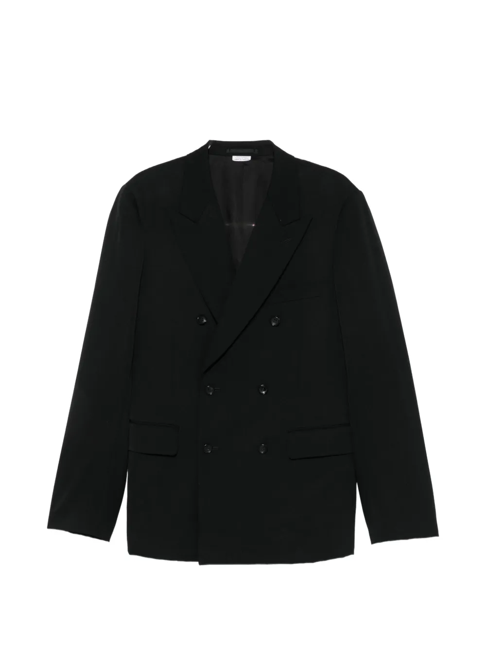 Comme des Garçons Homme Plus double-breasted peaked-lapel jacket Zwart