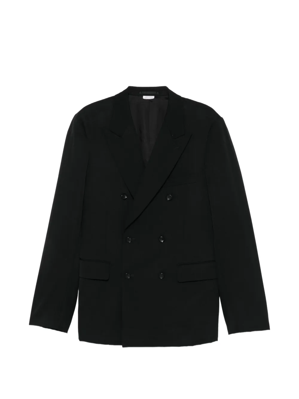 Comme des Garçons Homme Plus double-breasted peaked-lapel jacket Zwart