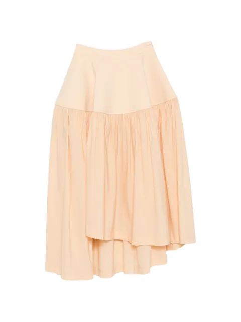 Issey Miyake Mute gathered asymmetric skirt