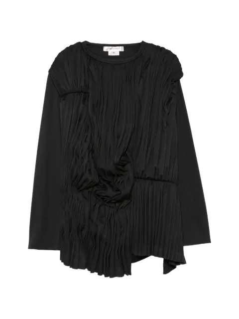 Comme Des Garçons pleated draped blouse