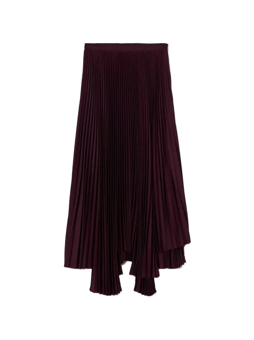Plan C pleated panelled maxi skirt Paars