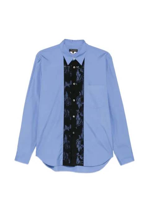 Comme des Garçons Homme Plus lace-panelled layered shirt