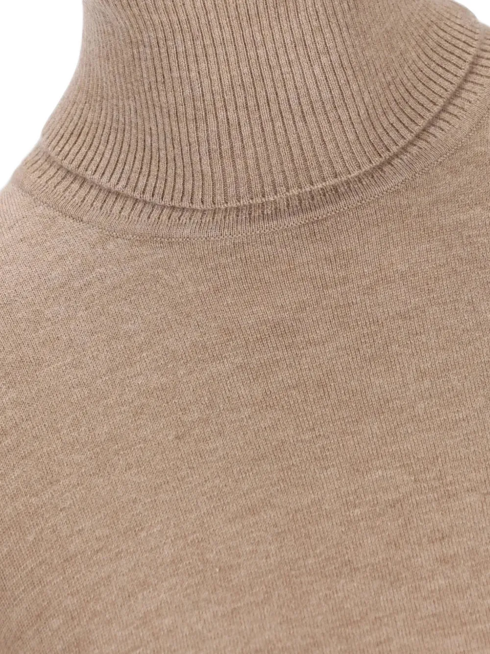 'S Max Mara elbow-patch roll-neck sweater Bruin