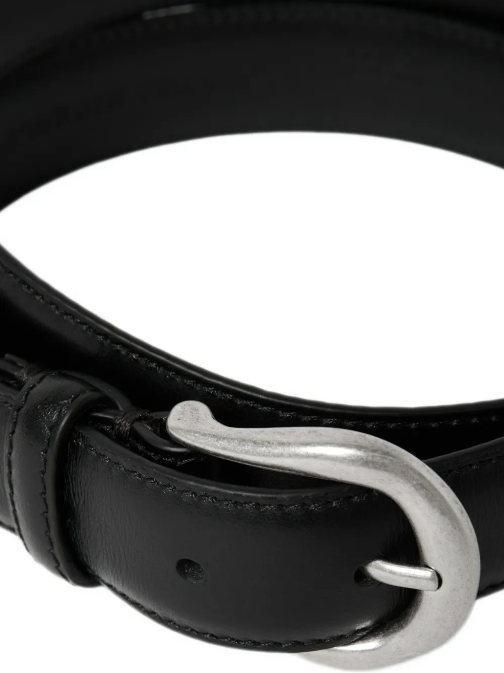 Studio Nicholson Giorgio leren riem Zwart