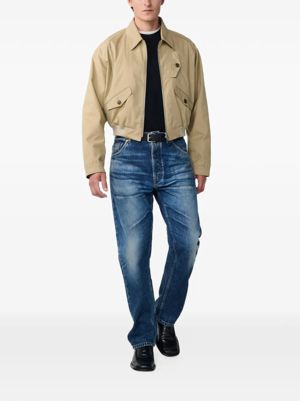 Studio Nicholson Kendal peached cotton jacket Beige