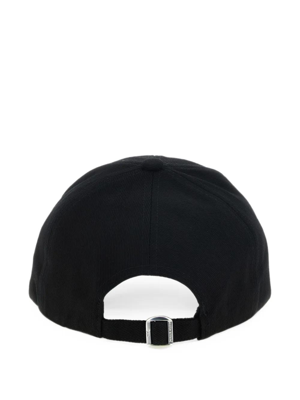 Maison Kitsuné logo-embroidered baseball cap Zwart