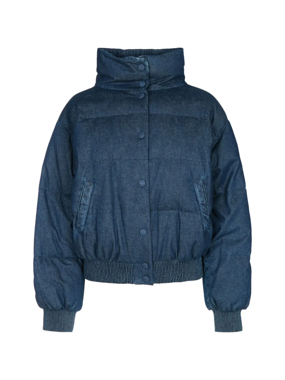 Jacob Cohën padded denim jacket Blauw