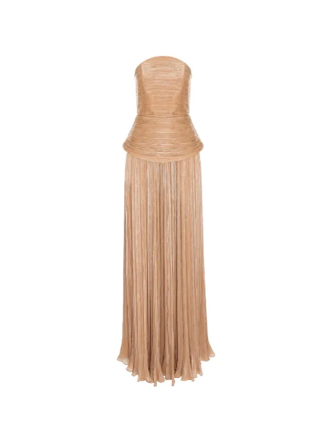 V:PM ATELIER Sweet ruched lace-up maxi dress