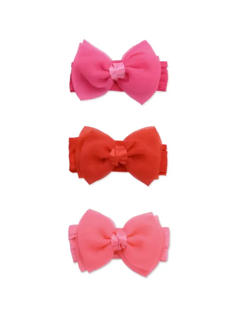 Mimi Tutu sheer-knot bow headbands (set of three)