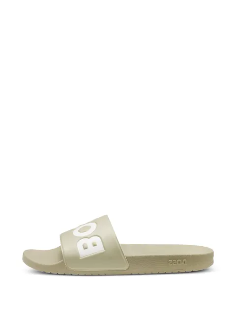 BOSS flip flops con logo estampado