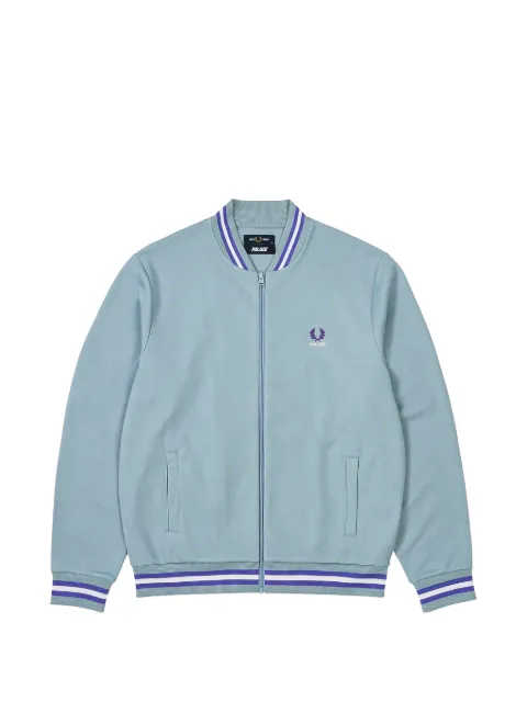 Palace x Fred Perry logo-embroidered track jacket