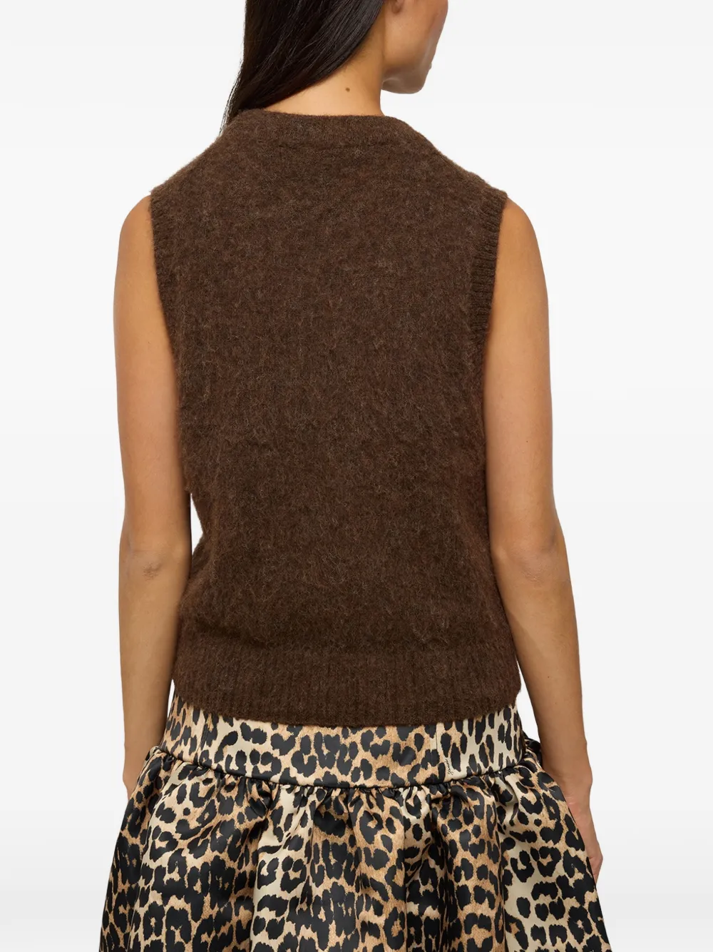 GANNI vest with Tiger Bruin