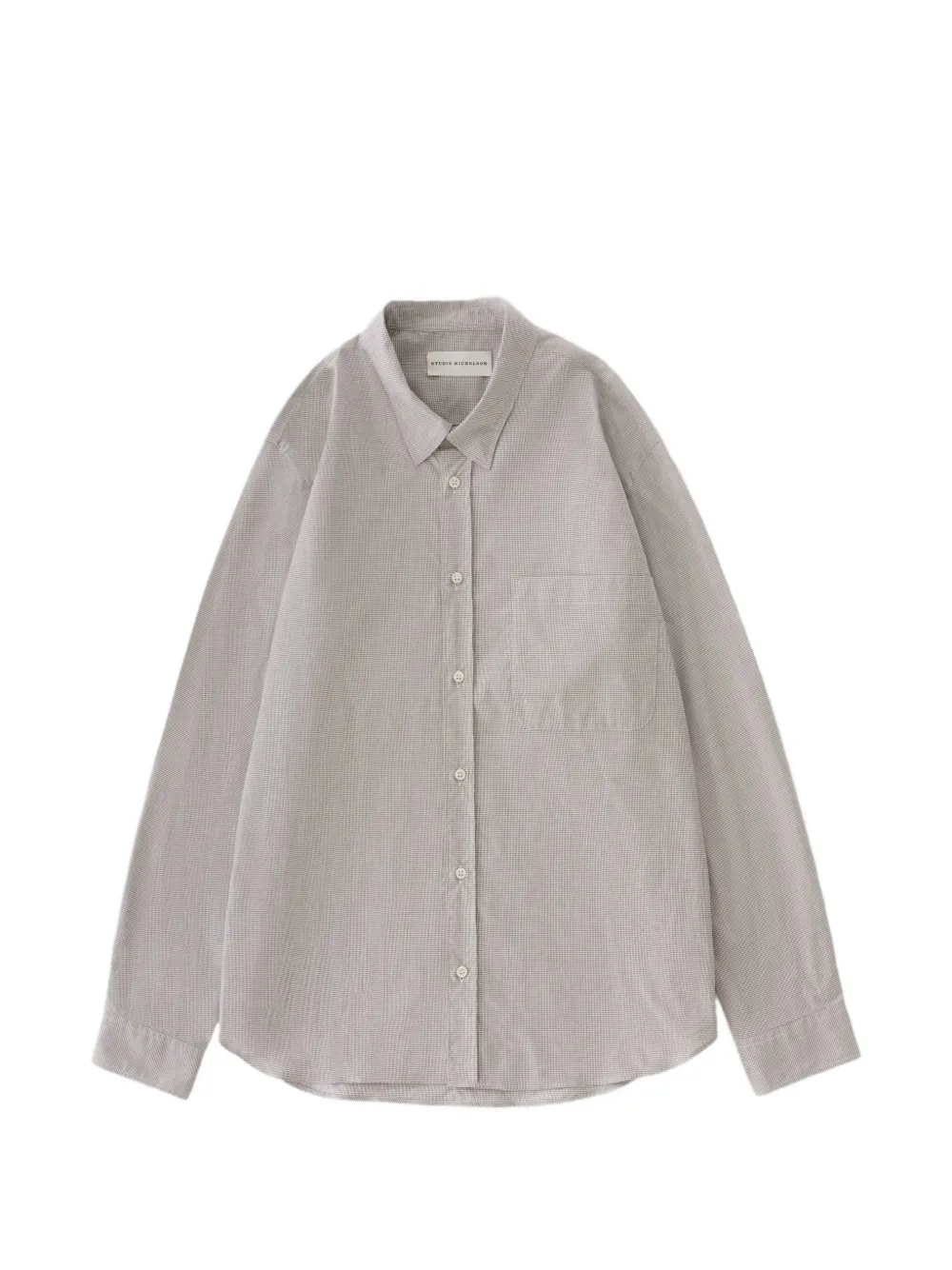 Studio Nicholson Kingston チェック シャツ | グレー | Image 1