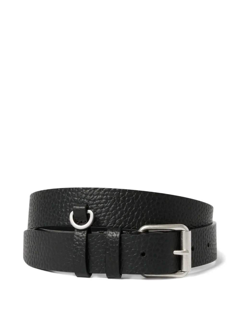Studio Nicholson Trieste grained leather belt | Black | Image 1