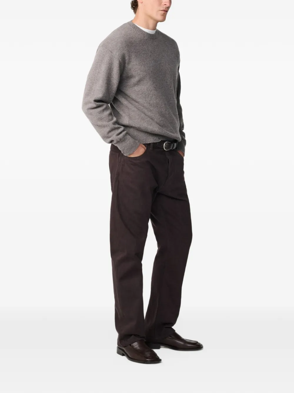 Studio Nicholson Nottingham wool sweater Grijs