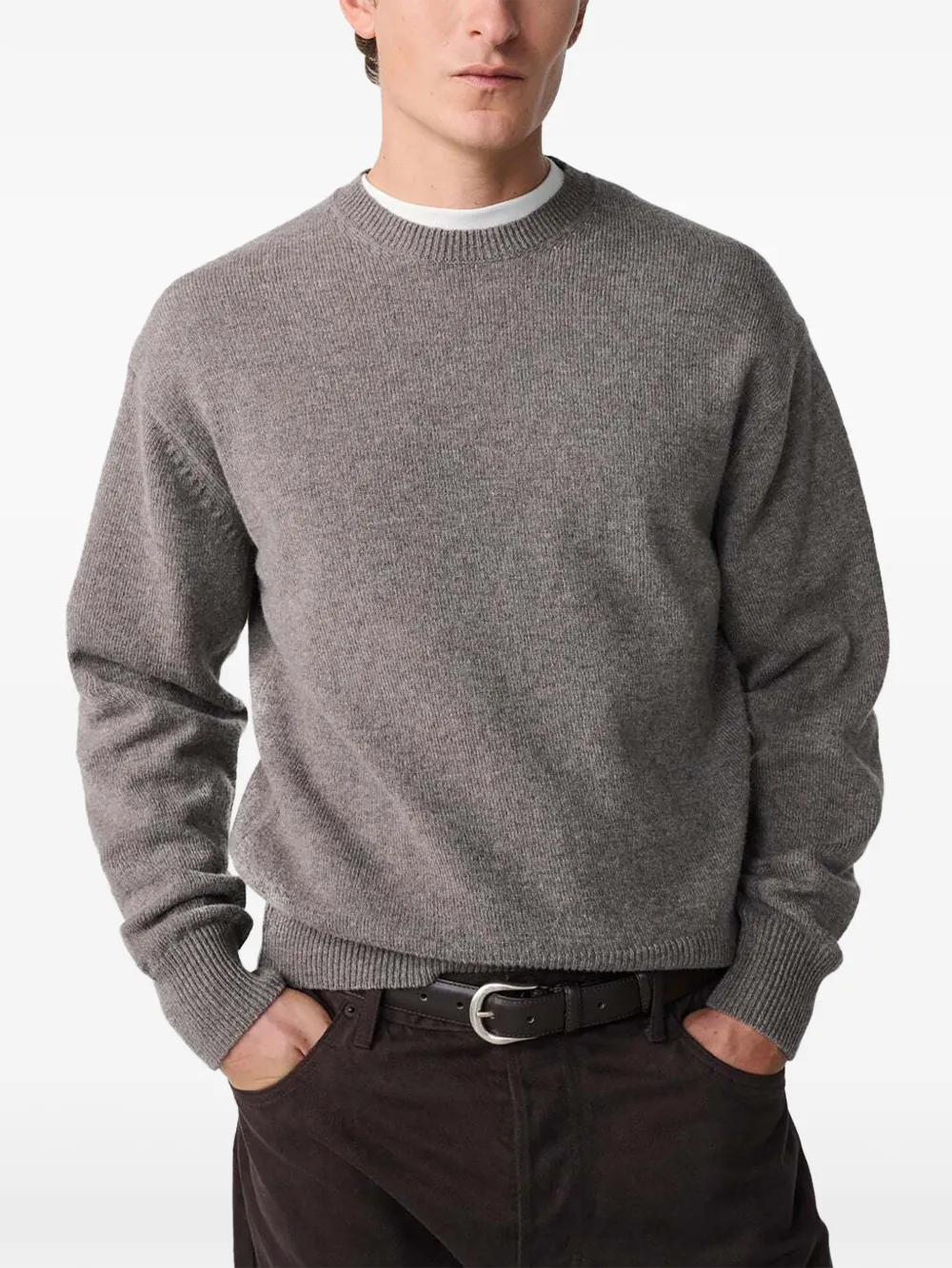 Studio Nicholson Nottingham wool sweater | Grey | Image 1