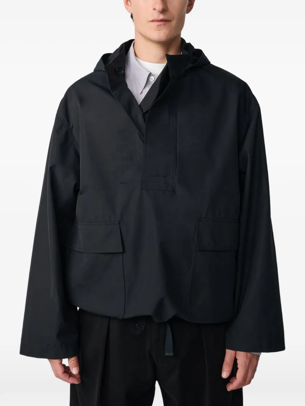 Studio Nicholson Alnwick buttoned jacket Zwart