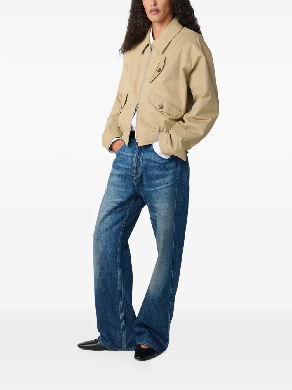 Studio Nicholson Luxor straight-leg jeans Blauw