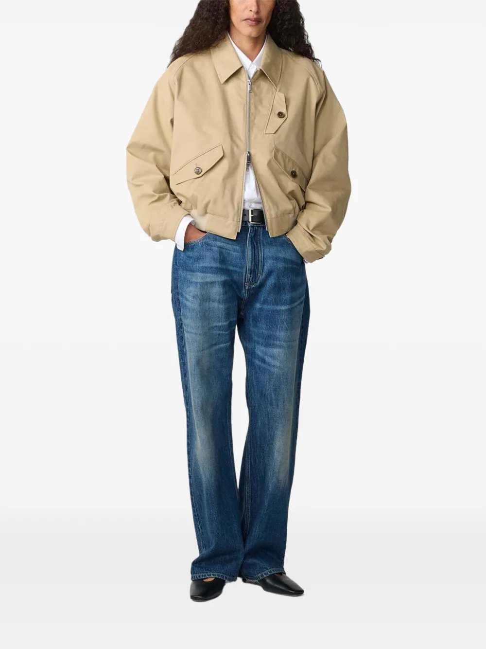 Studio Nicholson Luxor straight-leg jeans Blauw