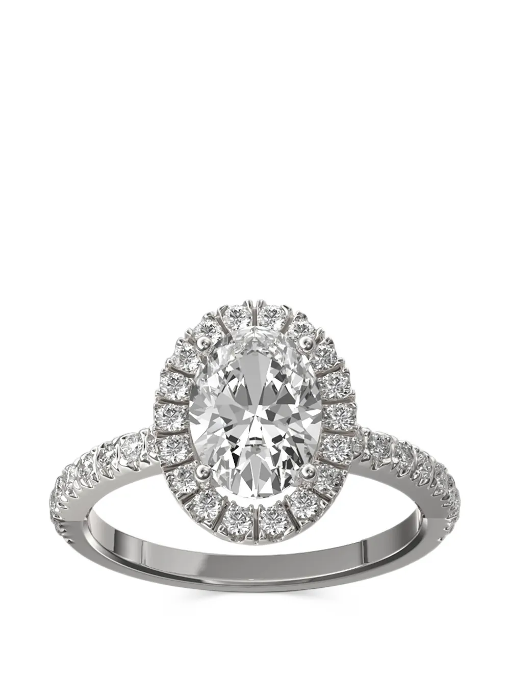 Loyal.e Paris Solitaire Absolue Couronne diamond ring - Argento