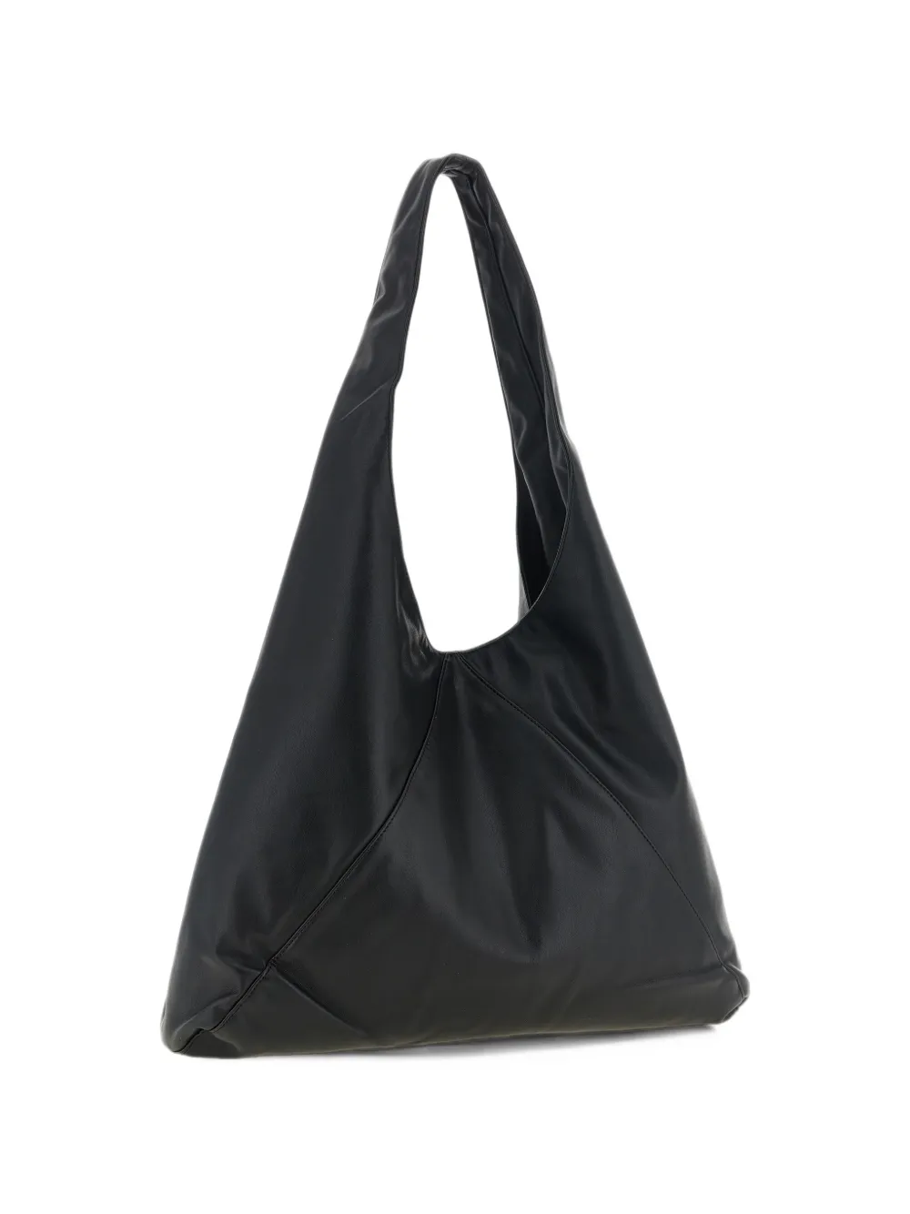Maison Kitsuné Triangle logo-print shoulder bag Zwart